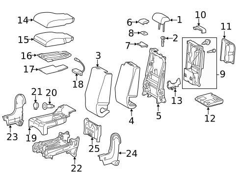 Front Seat Components for 2021 Toyota Tundra #0
