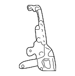 8621248040 - Body: Radio Bracket for Toyota: Highlander Image