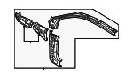 8Y5809201A - Body: Hinge Pillar Assembly for Audi Image