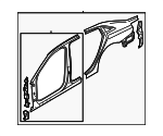 8Y5810075 - Body: Uniside Panel for Audi Image