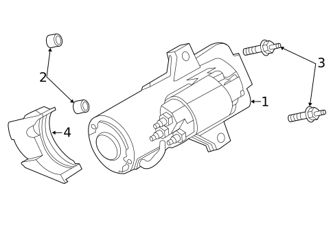 Starter & Related Components for 2013 Ford Fusion #0