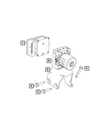 68724673AA - Brakes: Module Bracket for Mopar Image image