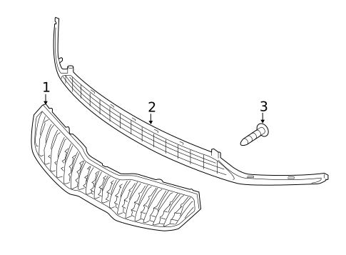 Grille & Components for 2014 Kia Forte #0