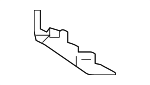 62256EZ00C - Body: Trim Molding for Nissan Image
