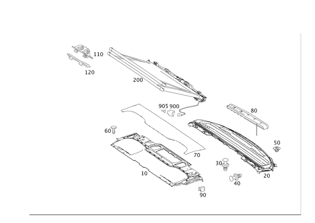 2166900749 - Panelling: Trim for Mercedes-Benz: CL550, CL600, CL63 AMG, CL65 AMG Image image