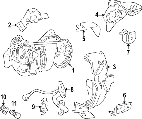 Turbo Charger for 2024 Lexus GX550 #0
