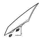 82420TD000 - : Door Glass for Hyundai Image