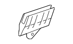 82413P2010 - Body: Door Glass Holder for Hyundai Image