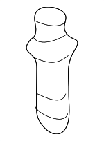 4532792 - Body: Headrest Guide for Saab: 9-3 Image