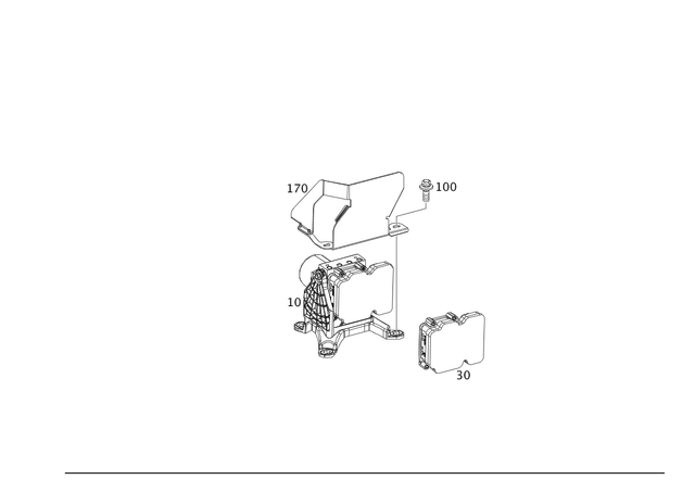2319002207 - Brakes: Repair Kit, Control Unit for Mercedes-Benz: SL400, SL450, SL550 Image image