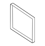 1K0820139A - HVAC: Expansion Valve Seal for Volkswagen: Beetle, CC, Eos, Golf, Golf R, GTI, Jetta, Passat, R32, Rabbit, Tiguan, Tiguan Limited Image