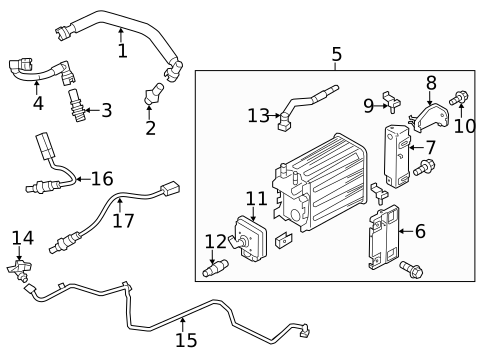 Crankcase Ventilation System for 2014 Ford F-150 #0