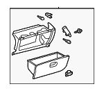 55303AA040A0 - Body: Glove Box Assembly for Toyota: Solara Image