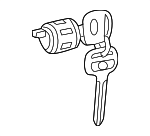 69056AE010 - Body: Cylinder &amp; Keys for Toyota: Avalon, Sienna, Solara Image