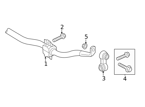 Stabilizer Bar & Components for 2018 Audi A7 Quattro #2