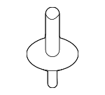 HYQ100060PUY - Body: Rocker Molding Rivet for Land-Rover Image