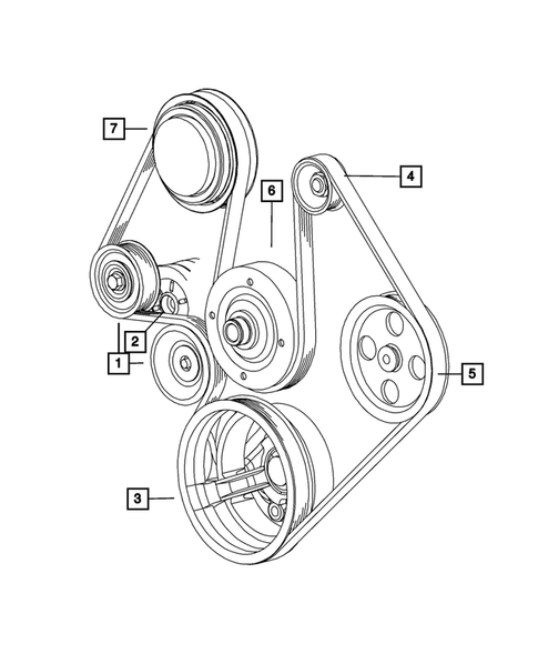 Pulleys and Related Parts for 2011 Ram Dakota #0