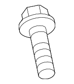 1555A422 - : Upper Shield Screw for Mitsubishi: Lancer, Outlander Sport Image