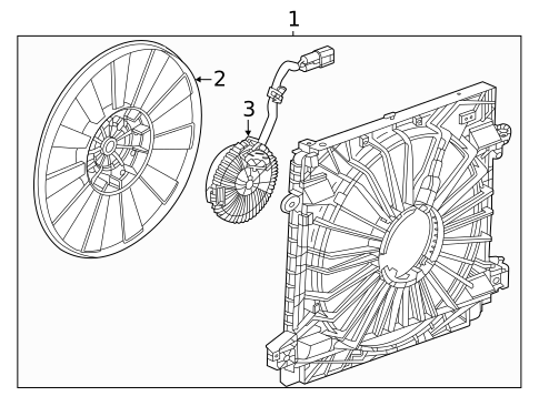 Cooling Fan for 2025 Cadillac CT4 #0