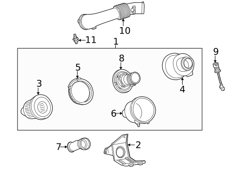Air Intake for 2005 Ford Excursion #0