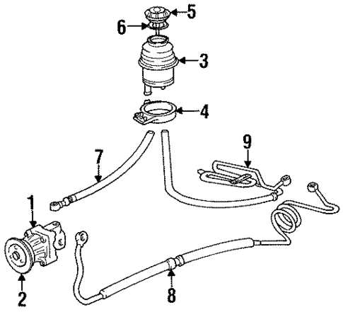 Pump & Hoses for 1995 BMW 318ti #0