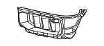4658854601 - Body: Center Grille for Mercedes-Benz Image
