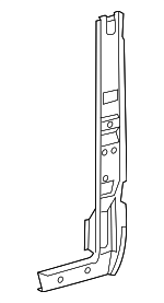 5104186AA - Body: Inner Lock Pillar for Dodge: Sprinter 2500, Sprinter 3500 Image