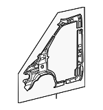 5121784AA - Body: Inner Pillar for Dodge: Sprinter 2500, Sprinter 3500 Image