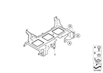 65156945074 - Audio, Navigation, Electronic Systems: Bracket for Video Module for BMW Image