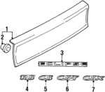 MR162461 - Body: Finish Panel for Mitsubishi Image
