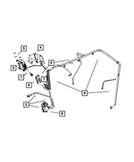 5181054AC - Emission Controls: Proportional Purge Solenoid Hose for Dodge: Caliber Image
