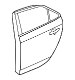 13285609 - Body: Door Shell for Saab: 9-5 Image