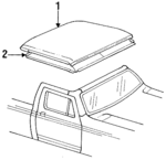 E3TZ1050202A - Body: Roof Panel for Ford: Ranger Image