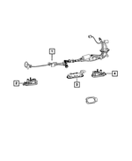 68532412AA - : License Lamp Wiring for Mopar Image