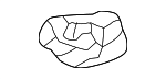 5Q0803274B - Body: Rear Cross-member Retainer for Volkswagen Image