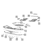 68442245AA - Body Sheet Metal Except Doors: Front Air Dam for Mopar Image