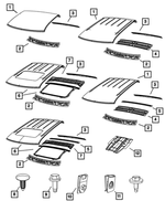 68072149AD - Body Sheet Metal Except Doors: Roof Panel for Dodge: Ram 2500, Ram 3500 | Ram: 1500, 1500 Classic, 2500, 3500 Image