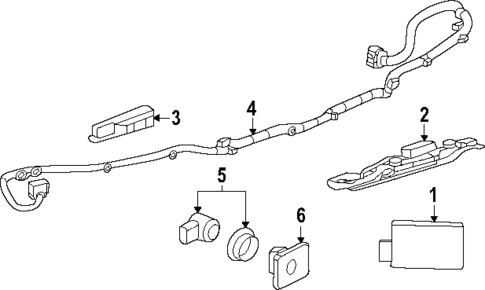 Electrical Components for 2020 Buick Envision #1