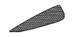 8W1819636CAY2 - Body: Defroster Grille for Audi Image