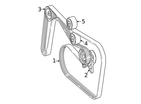 Accessory Drive Belt System Components for 2016 Mercedes-Benz G 65 AMG&reg; #0
