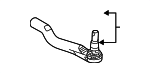 53540T60A02 - Steering: Outer Tie Rod for Honda Image
