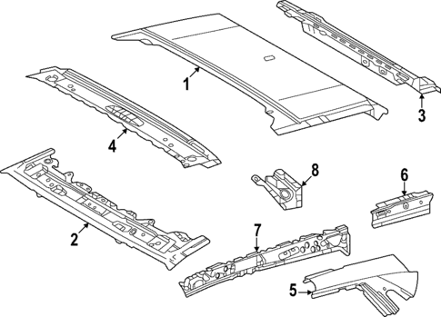 Roof & Components for 2025 Toyota bZ4X #0