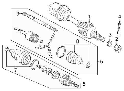 Drive Axles for 2004 Saturn L300 #0
