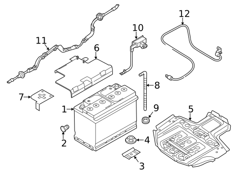 Battery for 2009 Audi Q5 #0