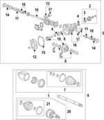12479162 - Front Drive Axle: Pinion Spacer for GM Image
