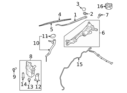 Wipers for 2008 INFINITI M45 #0