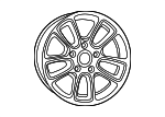 7AZ97LS1AA - : Aluminum Wheel, Front Or Rear for Mopar Image