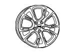 68224621AB - Suspension: Wheel, Alloy for Jeep: Grand Cherokee Image