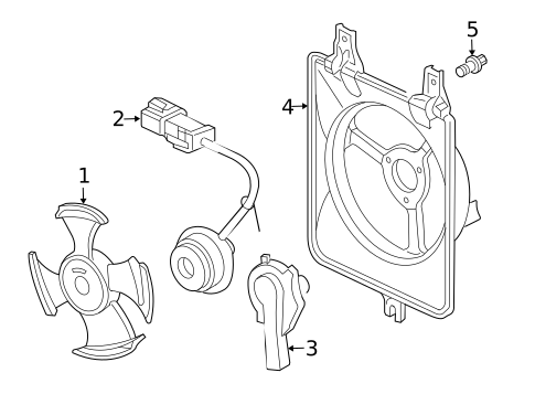 Condenser Fan for 2005 Honda Accord #0