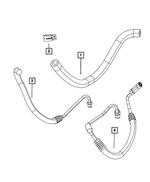 52059902AG - : Power Steering Return Hose for Mopar Image